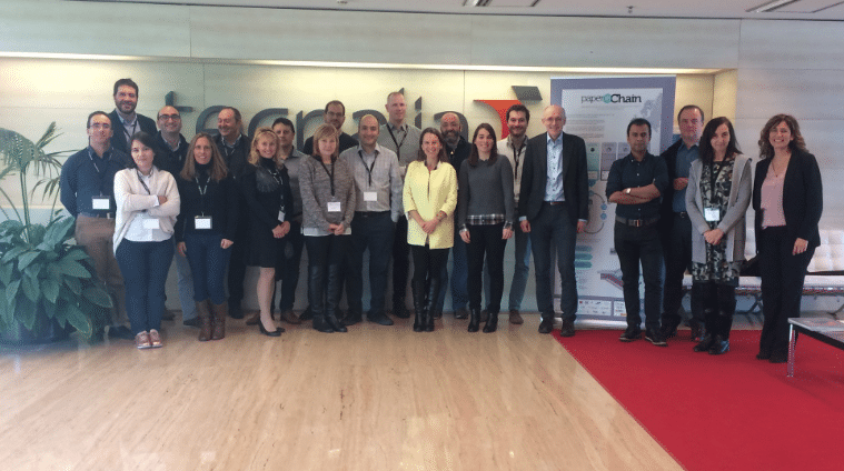 The PaperChain Team met up at Tecnalia's headquarters
