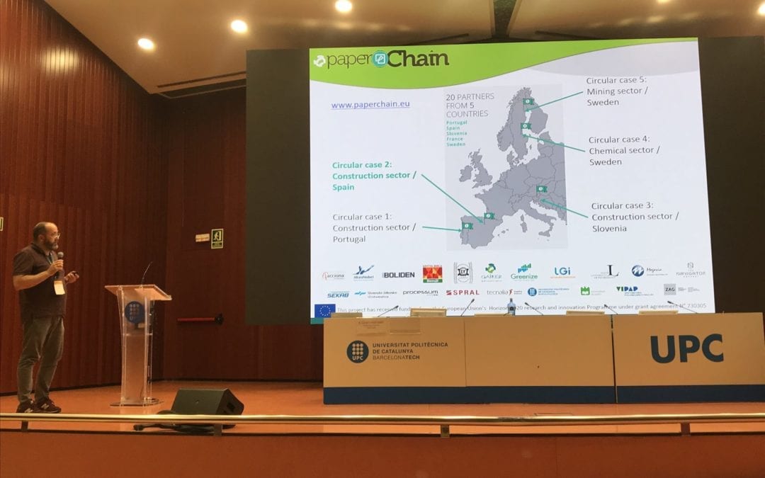 PaperChain attended the 19th European Roundtable for Sustainable Consumption and Production (ERSCP 2019)